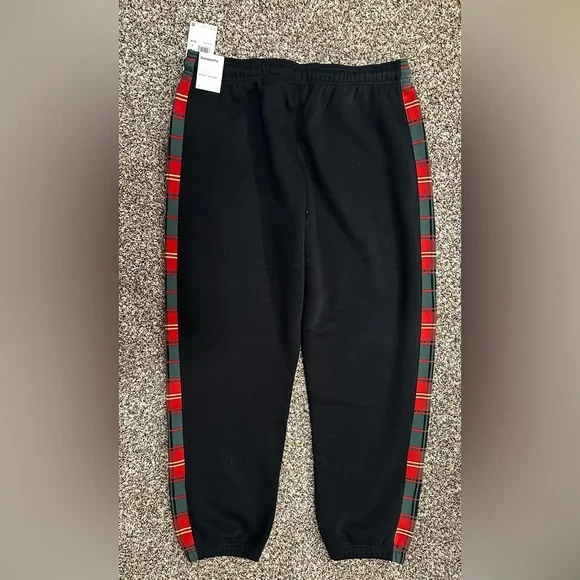 NWT Jordan Black Pants with Plaid Accents - Picture 6 of 6